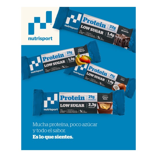 NutriSport Low Carbs High Protein Bar Brownie 16x60g