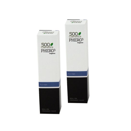 500Cosmetics Phero 3 Homme Parfum à la phéromone 2X10ml