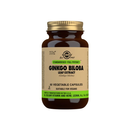 Solgar Ginkgo Biloba Leaf Extract 60caps. Légumes