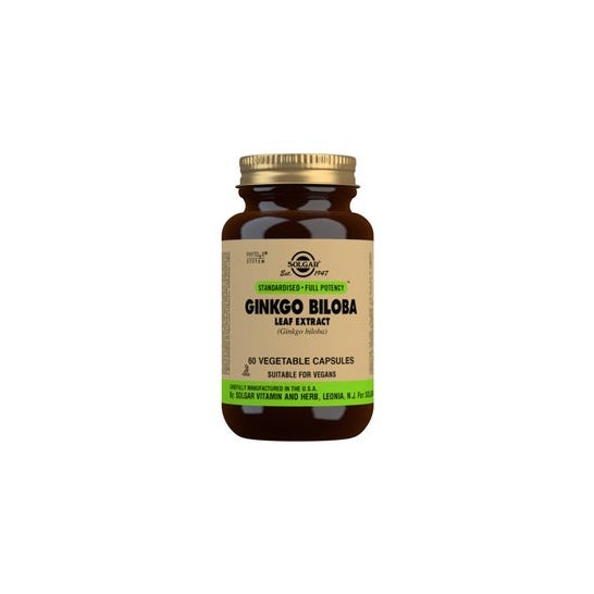 Solgar Ginkgo Biloba Leaf Extract 60caps. Légumes