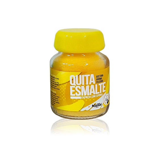 Broaer éponge acétone dissolvant de vernis à ongles parfum banane 75ml
