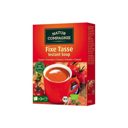 Natur Compagnie Soupe Instantanée Tomate Bio 3x20g