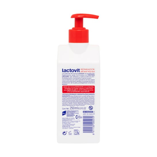 Lactovit Savon à Mains Réparateur Lacto-Urée 250ml