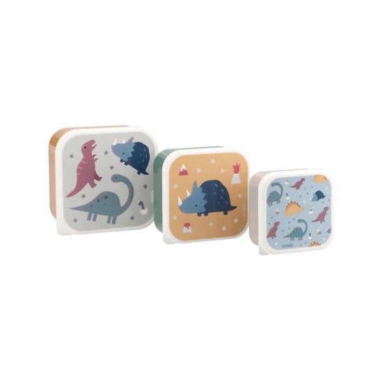 Tutete Set Dinos World Lonchera 3uds