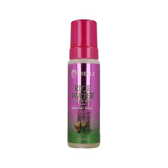 Mielle Rice Water & Aloe Vera Mousse Fixante Tresses 222 ml