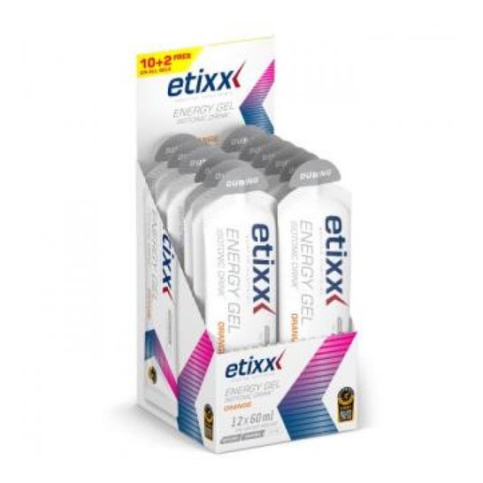 Etixx Energy Gel Isotonic Drink Orange 12x60ml