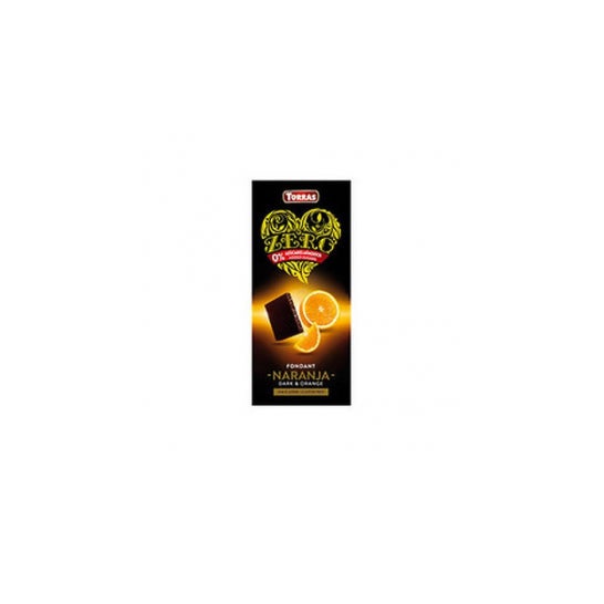 Torras Chocolate Negro Naranja Zero 125g *
