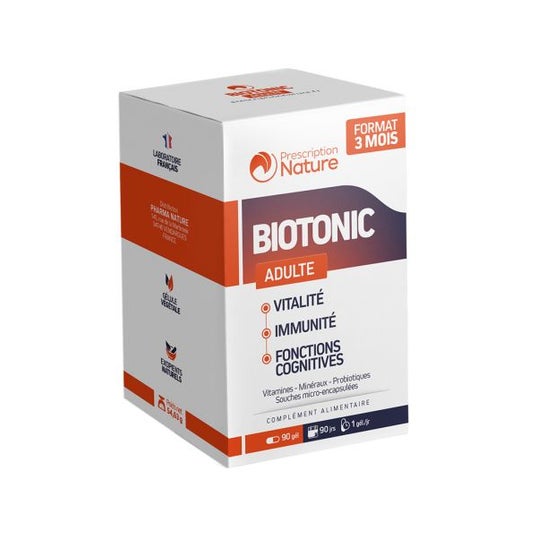 Prescription Nature Biotonic Adulte 90caps