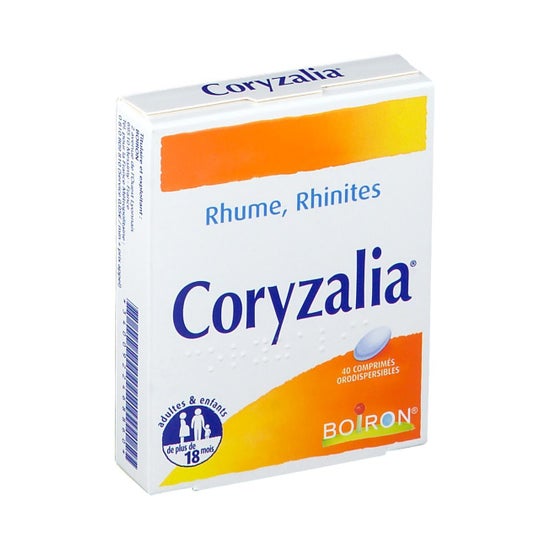 Boiron Coryzalia Rhume Rhinites 40 Comprimés
