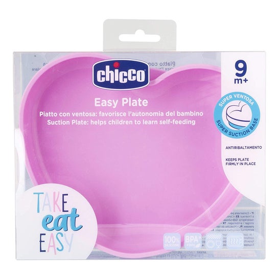 Chicco Easy Plate Girl Pink +9m 1ut
