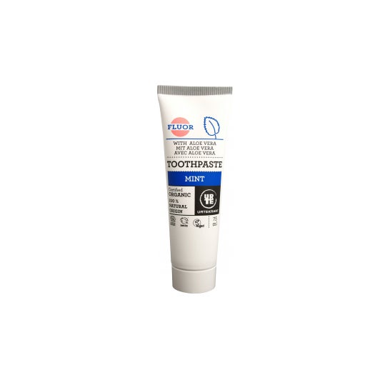 Urtekram Dentifrice Fluorure & Menthe 75ml