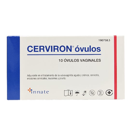 Ovuli vaginal inné de Cerviron 10U