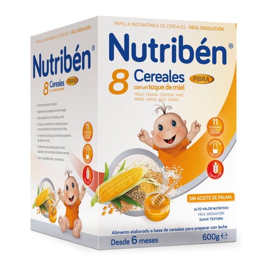 Nutribén 1ères Céréales bebe 4 mois et plus, 300 g, Bouillie de céréales  aux fruits petit déjeuner