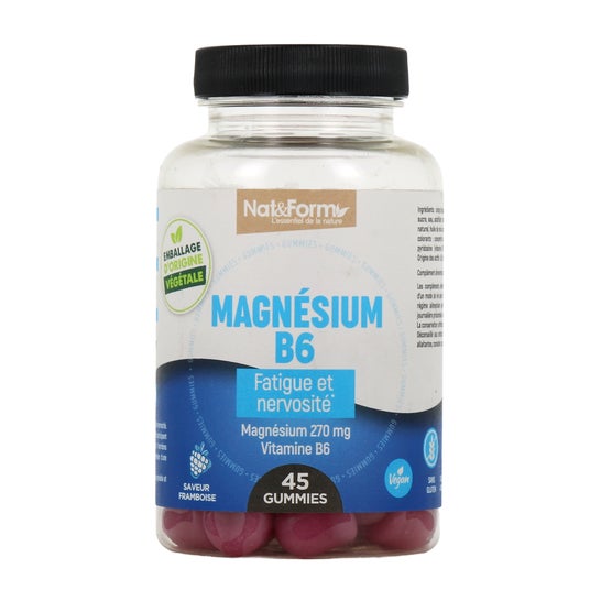 Nat&Form Magnésium B6 45 Gummies