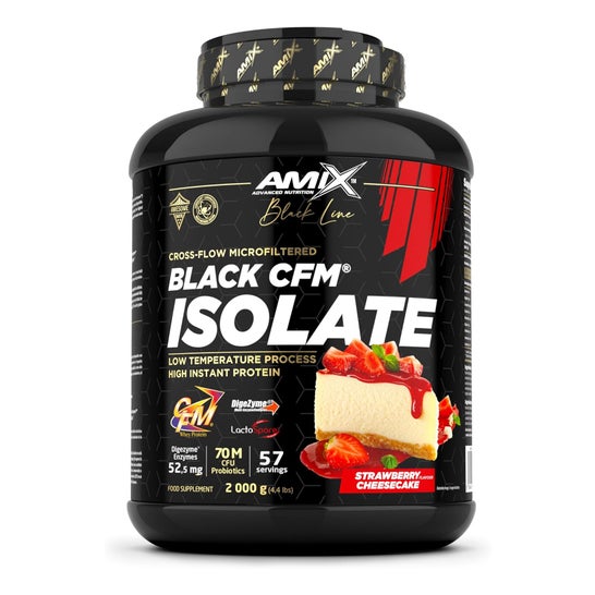 Amix Black CFM Isolate Fresa Tarta de Queso 2kg