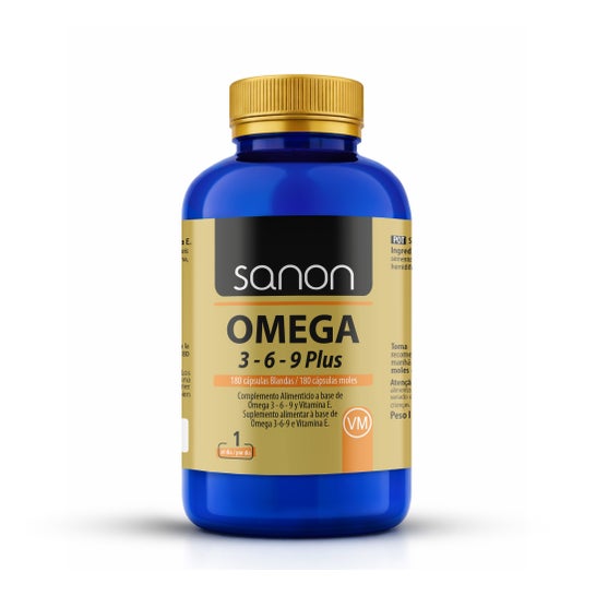 Sanon Omega 3 6 9 plus 180 gélules