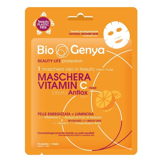 Biogenya Masque Vitamin C Mask Antiox Effect 1ut
