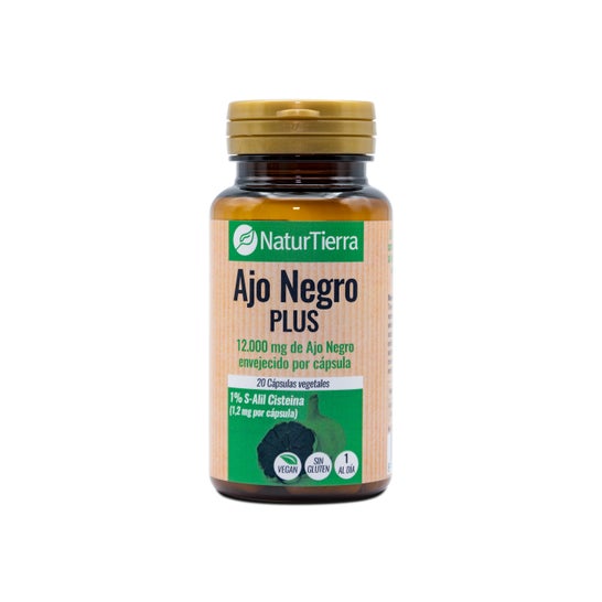 Naturtierra Ail Noir Plus 20 Capsules de Légumes