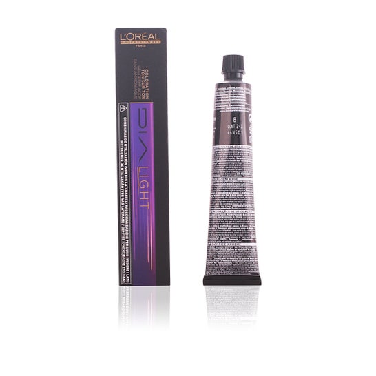 L'Oreal Dia Light Hair Colour Cream Gel Ammonia Free Nr 8 50ml