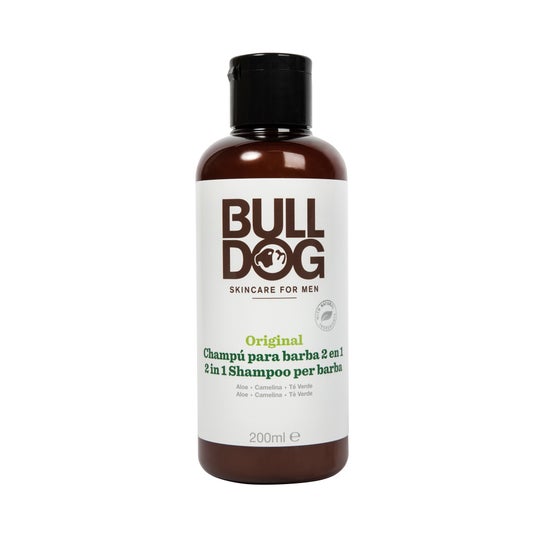 Bulldog Soins de la peau pour hommes Shampooing et revitalisant pour hommes barbe originale