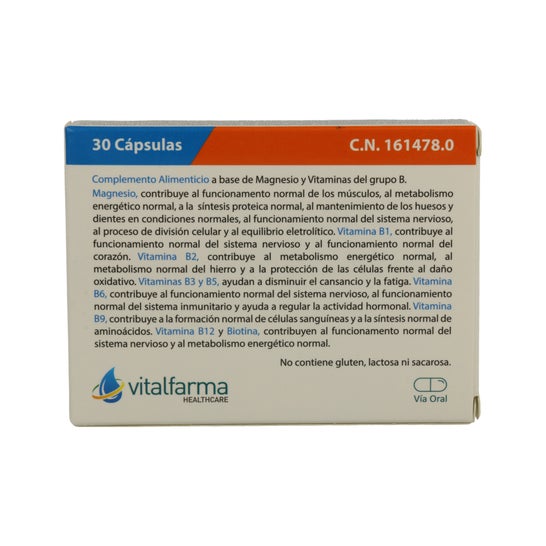 Vitalfarma Magnésium B Complexe 30caps