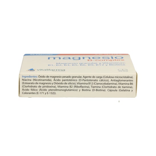 Vitalfarma Magnésium B Complexe 30caps