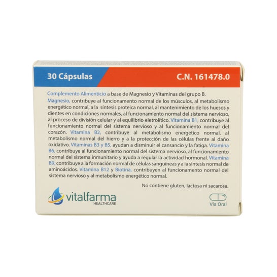 Vitalfarma Magnésium B Complexe 30caps