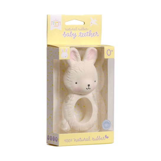 A Little Lovely Company Teething Ring Bunny 1ut
