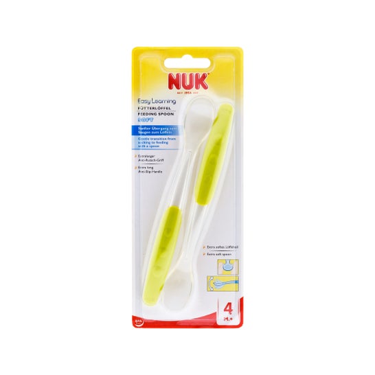 Nuk™ Cuillère Douce Silicone easy learning Lot de 2
