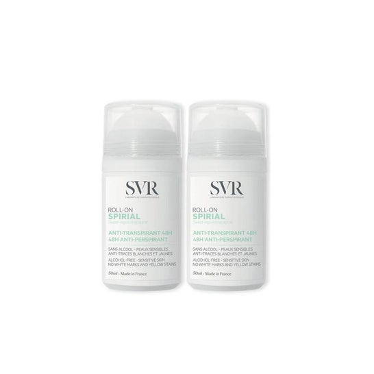 SVR Spirial Roll-On Déodorant Anti-Transpirant Intense 48h 2x50ml