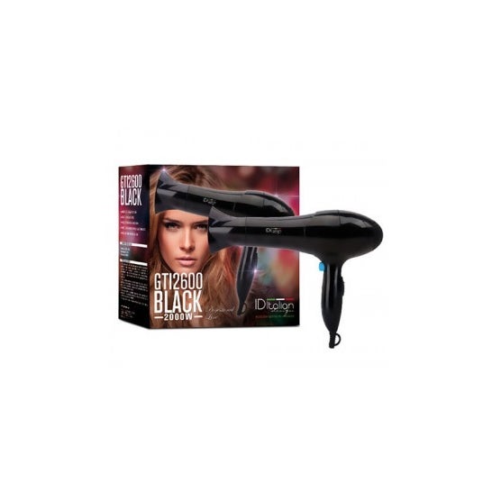 Sèche-cheveux design italien GTI-2600 noir