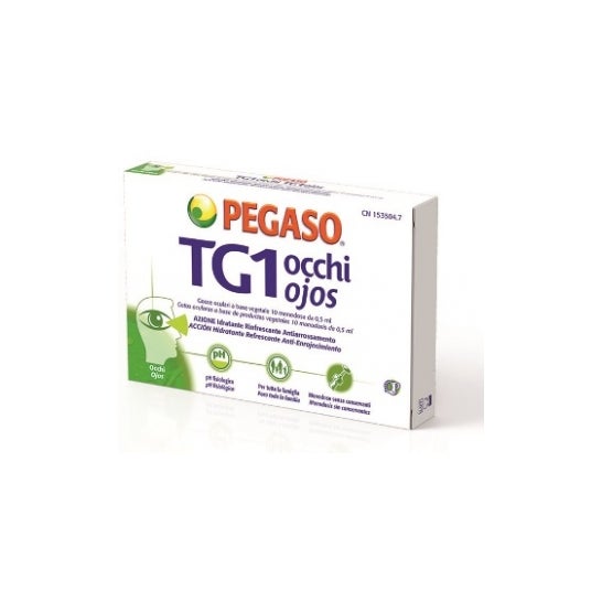 Pegaso Tg1 Gouttes oculaires Oculaires 10 Flacons individuels 0 5Ml