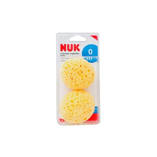 Éponges végétales Nuk bébé 2uds