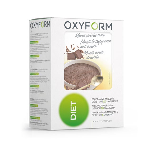 Oxyform Diet Muesli Céréales Chocolat 12 sachets