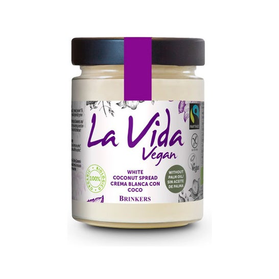 La Vida Vegan Crème Blanche Noix de Coco Bio 600g