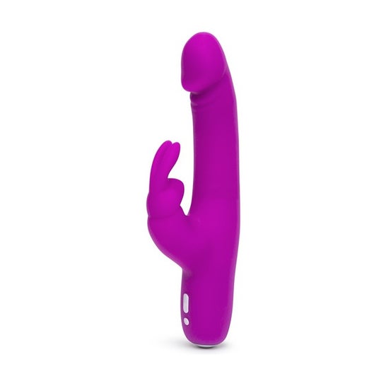 Happy Rabbit Vibrator Realistic G-Spot Purple 1pc