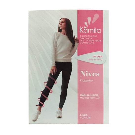 Kamila Nives Leggings 70 Microfibre Noir Taille 3 1ut