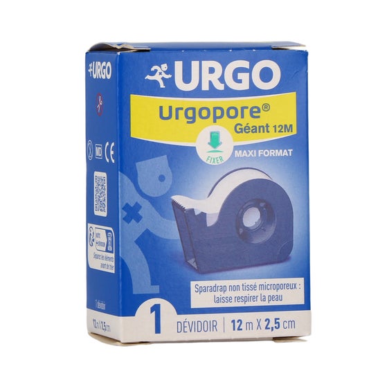 Urgo Urgopore Géant Sparadrap 2,5 cm x 12 m