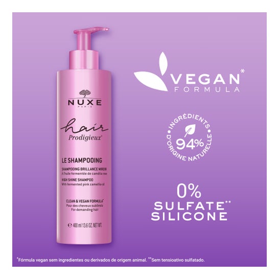 Nuxe Hair Prodigieux Shampoing Brillance Miroir 400ml