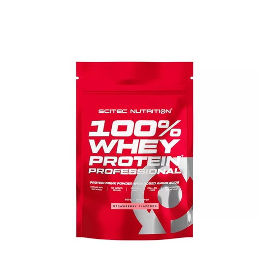 Scitec Nutrition 100% Whey Protein Professional Fraise 500g