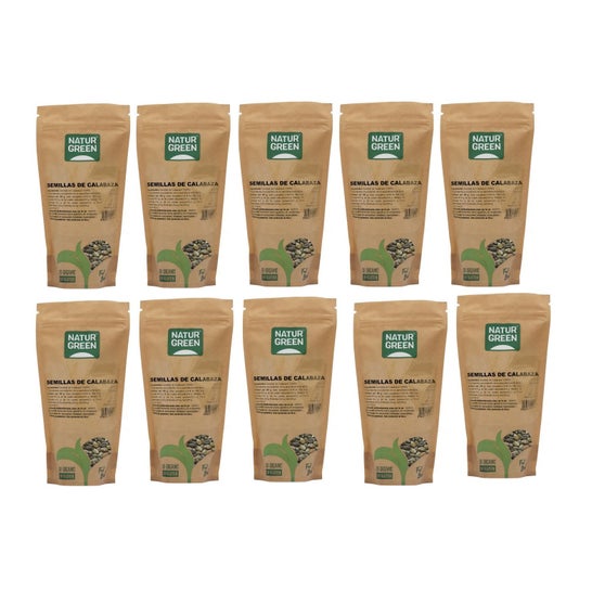 NaturGreen Pack Graines de Courge Eco 10x450g