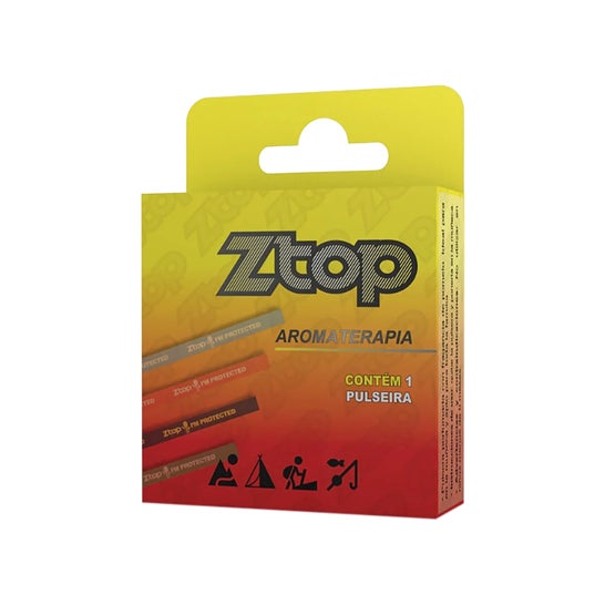 Ztop Pulseira Aromaterapia Anti Mosquitos Vermelha 1 Unidade