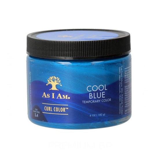 As I Am Curl Color Temporary Hair Color Cool Blue 182g
