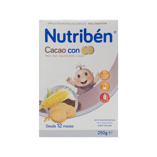 Nutribén™ papilla cacao cacao con galletas Maróa 300g