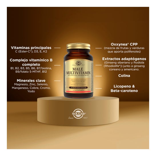 Solgar Multivitamines Homme 60 Capsules