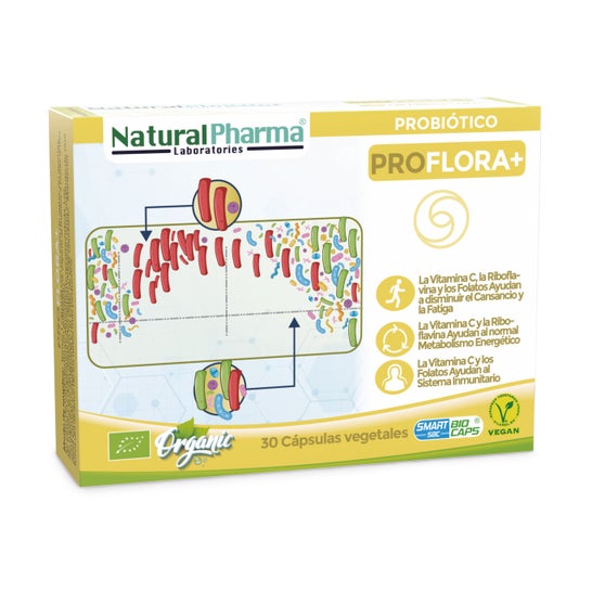 NaturalPharma Probiotique ProFlora+ Post Antibiotique Bio 30caps