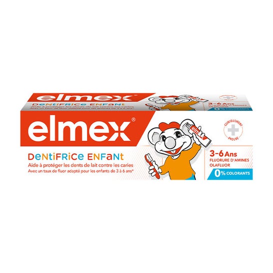 Elmex Dentifrice Anti Caries Bébé 3-6 Ans 50ml