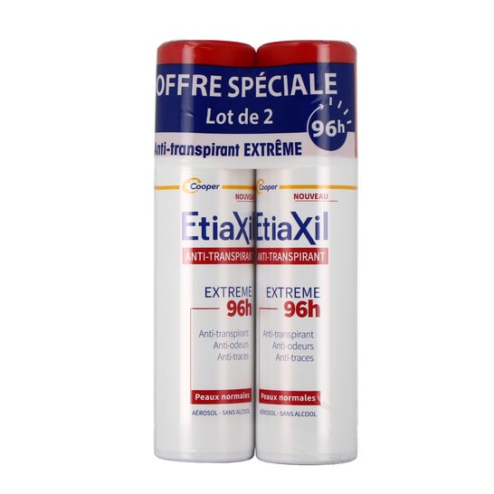 Etiaxil Anti-transpirant spray extrême 96 h 2x150 ml