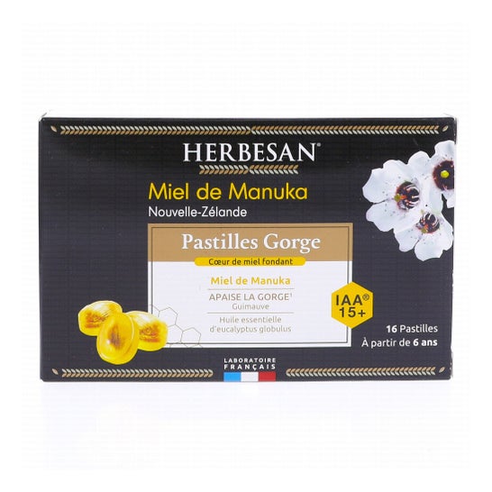 Herbesan Miel de Manuka Gorge 16 Pastilles