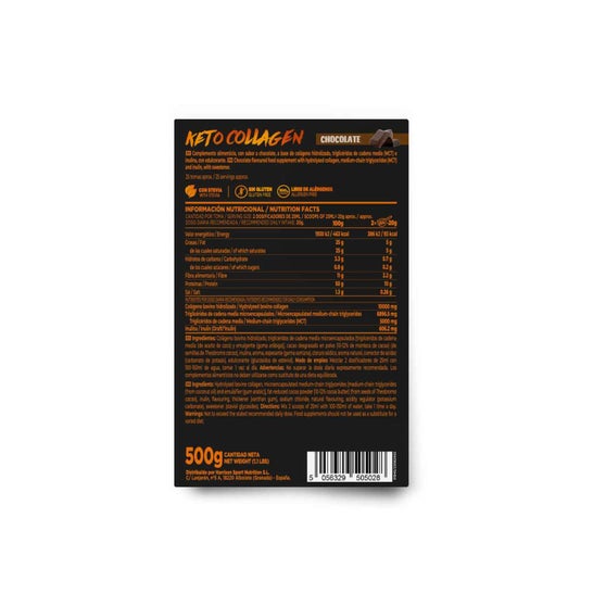 HSN Keto Colágeno Hidrolizado Bovino en Polvo Chocolate 500g